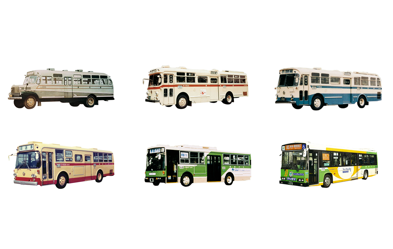 都営バスの車体カラーの歴史