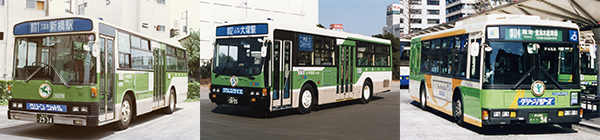 都市新バスシステムの車体写真