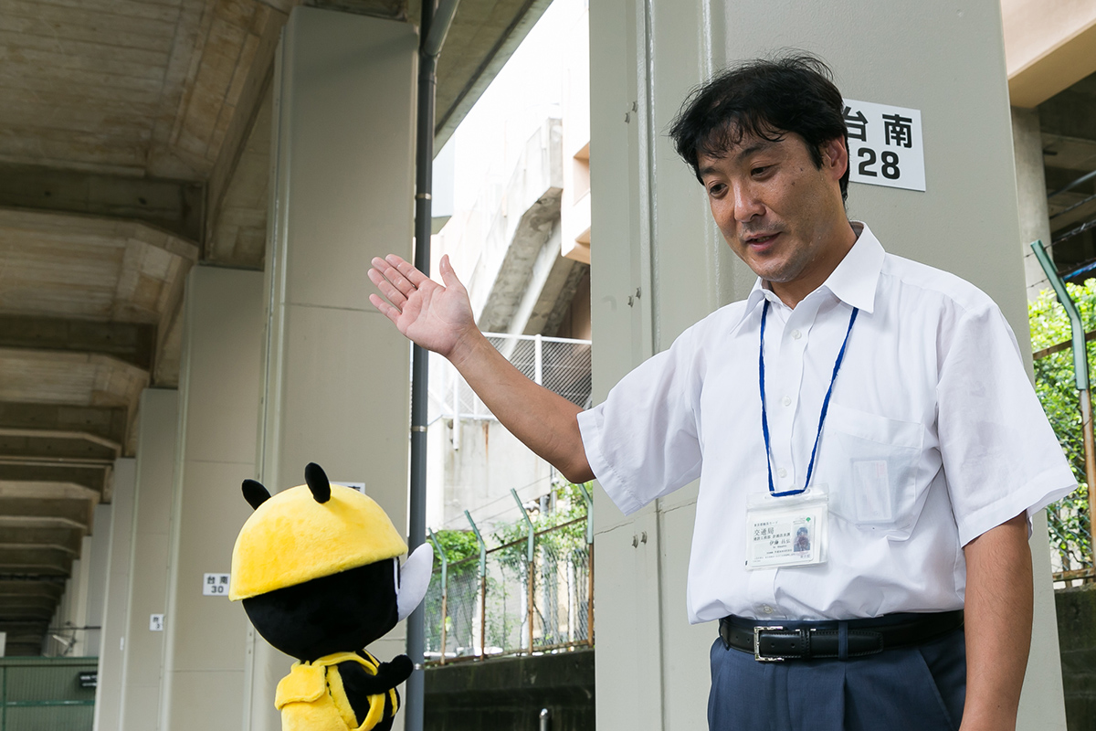 高架下の耐震対策についてご説明くださった伊藤さん、ありがとうございました!