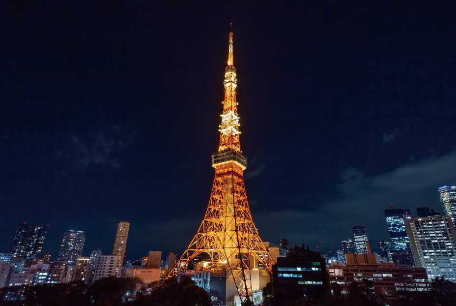 東京塔 銀河彩燈