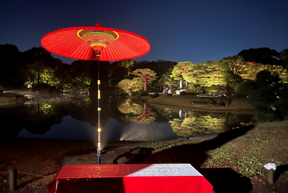 庭紅葉の六義園　夜間特別観賞