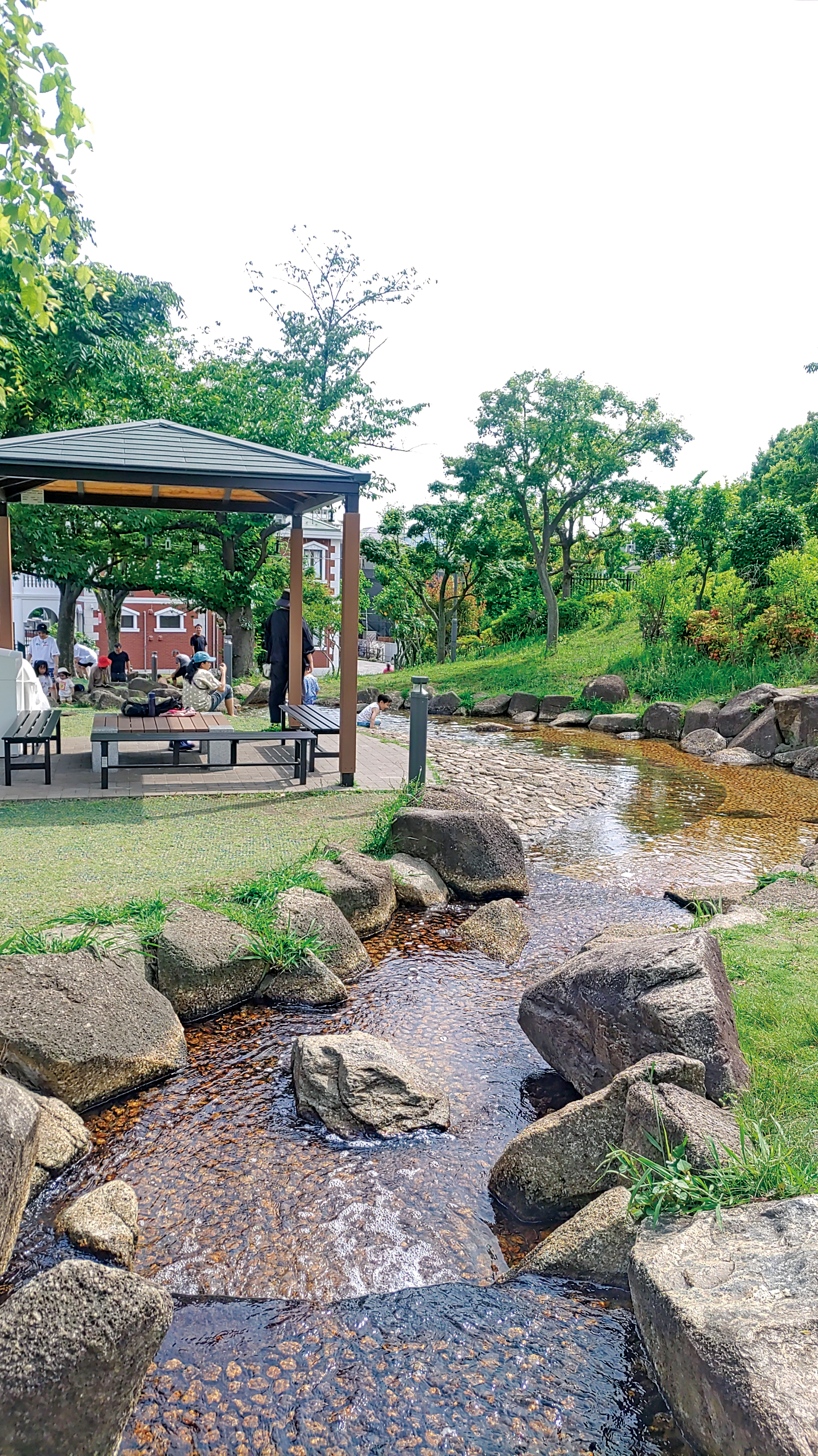 あらかわ遊園 水あそび広場