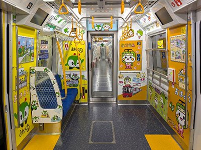 画像:子育て応援スペースの車内装飾 12 画像:「子育て応援スペース」車内装飾 12