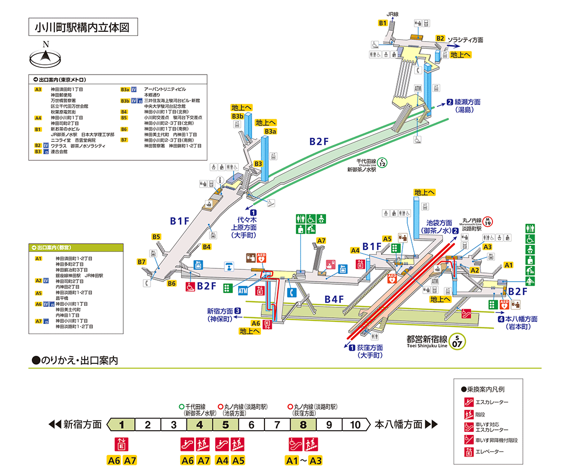 小川町駅構内図